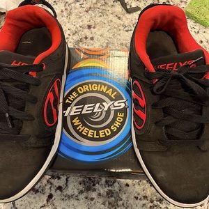 Heelys! Black and red.